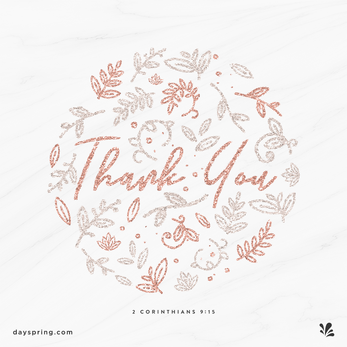 Thank You — 2 Cor 9:15